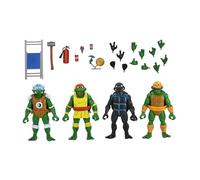Stump Wresting Turtles Action Figure da 17,8 cm, Tartarughe Ninja Teenage Mutant (Archie Comics), 4 pezzi
