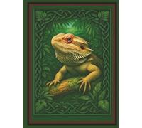 Stunning Celtic Bearded Dragon Journal - 8.5″×11″ (120 Lined Pages): A Writing and Drawing Sketchbook for Pen and Ink or Painting - A Diary for Beardie, Iguana and Cricket Treats for Lizard Lovers!