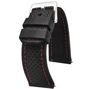 STUNNING SELECTION ALPINE Cinturino per orologio sportivo in silicone impermeabile di qualità premium con sgancio rapido - Cinturino per orologio in gomma morbida - Colori assortiti - 20 mm, 22 mm e