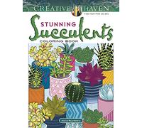 Stunning Succulents Coloring Book