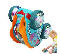 Stunt Auto per bambini, veicolo elettrico rotante a 360°, con funzione di rotazione, giocattolo trasportatore per lezioni, vacanze, Halloween, festa del Ringraziamento, casa, compleanno, Pasqua