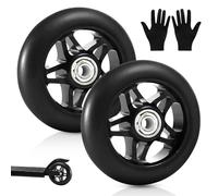 Stunt Scooter ruote 100 mm - 2 pezzi ruote di ricambio con cuscinetti ABEC 9 cuscinetti in alluminio per scooter e auto a dondolo