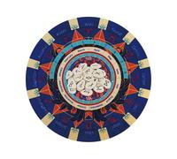 Stuoia A Pendolo Per Divinazione - Stuoia A Pendolo Durevole Per Prendere Decisioni | Tappetino Per Di Divinazione Radiestesia Da 8,5 Pollici, Tampone A Pendolo Di Astrologia Rotonda