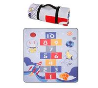 Stuoia da picnic per esterni, coperta da picnic impermeabile | extra grandi dimensioni spessa tote a portata di mano 78x78 pollici - Coperta da campeggio estiva primaverile coperta di sabbia