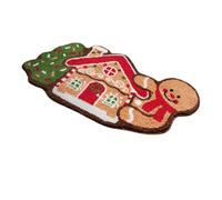 Stuoia della cucina Casa di spezie,Stuoia da bagno Casa di spezie,Stuoia di benvenuto di spezia - Tappetino antiscivolo per pavimenti di benvenuto di spezie, tappeto di benvenuto di Natale peluche po