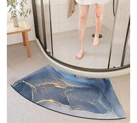 Stuoia della doccia Antiscivolo Muffa Super Assorbente Stuoia curva della doccia per il bagno Marmo Doratura Diatomea Fango Tappeto da bagno Fuori Tappeti Doccia
