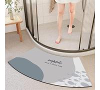 Stuoia della doccia Antiscivolo Muffa Super Assorbente Stuoia curva della doccia per il bagno Marmo Doratura Diatomea Fango Tappeto da bagno Fuori Tappeti Doccia