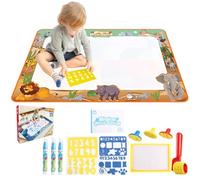 Stuoia di disegno scarabocchi d'acqua, stuoia di scarabocchi d'acqua per | Tappeto 150 X 90 CM,Tavolo da disegno per i più piccoli, tappeto di pittura ad acqua, senza rovinare