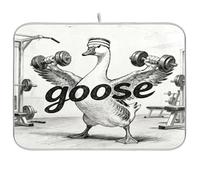 Stuoia di essiccazione del piatto di forma fisica oca Stoviglie Rack 16 X 18 Cucina Contatore scolapiatti Mats Dryer