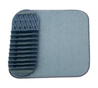 Stuoia di essiccazione della cucina per stoviglie, stuoia per scolapiatti - Tampone per asciugare stoviglie in fibra fine, tappetino super assorbente per tutti i tipi di utensili da cucina