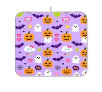 stuoia di essiccazione piatto pastello goth Halloween Doodles Cuore Candy | Assorbenti scolapiatti stuoie per cucina bancone cucina scolapiatti tappetino Caffè Bar Accessori Pranzo