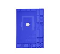 Stuoia di saldatura del silicone dei banchi da lavoro di elettronica di durevolezza con i compartimenti organizzati per il cuscinetto di stoccaggio della vite e