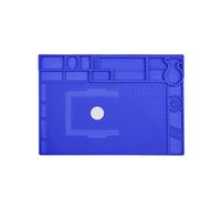 Stuoia di saldatura del silicone dei banchi da lavoro di elettronica di durevolezza con i compartimenti organizzati per il cuscinetto di stoccaggio della vite e