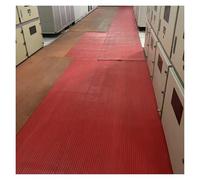 Stuoia elettrica di gomma dell'isolamento, stuoia del pavimento di protezione ad alta tensione per le sottostazioni e le sale di distribuzione, impedisce scos