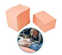 Stuoia impermeabile usa e getta, 125Pcs Tovaglie pulite a tenuta stagna Sottopiatto(Arancione)