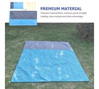 Stuoia Spiaggia Pieghevole Mare Coperta Da Picnic Portatile Tappetino