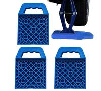 Stuoia Stabilizzatore Resistente A Scorrimento Multi-angolo Portatile | RV Stabilizzazione Jack Pads, Jack Pad Scorrevole Un Set Di 4 Per Il Viaggio In Strada All'Aperto Piscina Spiaggia Maintenanc
