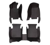 stuoia Tappetini In Pelle Personalizzati Per Auto Per Toyota Per Vitz Per Yaris XP90 2006 2007 2008 2009 2010 2011 Berline Cinque Porte(Black-red,Rhd)