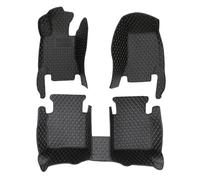 stuoia Tappetini In Pelle Personalizzati Per Auto Per Toyota Per Vitz Per Yaris XP90 2006 2007 2008 2009 2010 2011 Berline Cinque Porte(Black beige,Rhd)