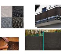 STUOIE BRIXO RATTANSCREEN NERO 0.9X3