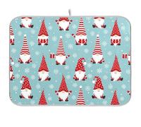 Stuoie di essiccazione dei piatti di Natale San Valentino Mat 16 X 18 scolapiatti per la cucina controsoffitto di gomma essiccatore