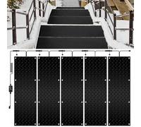 Stuoie di fusione della neve per scale riscaldate tappetini esterni per passerelle Elettrico antiscivolo Gomma Stuoie di riscaldamento della neve Tetto Stuoie di fusione del ghiaccio per scale gradini