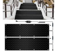 Stuoie di fusione della neve per scale riscaldate tappetini esterni per passerelle Elettrico antiscivolo Gomma Stuoie di riscaldamento della neve Tetto Stuoie di fusione del ghiaccio per scale gradini