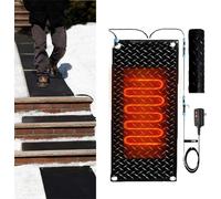 Stuoie di fusione della neve per scale riscaldate tappetini esterni per passerelle Elettrico antiscivolo Gomma Stuoie di riscaldamento della neve Tetto Stuoie di fusione del ghiaccio per scale gradini