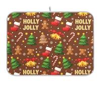 Stuoie per asciugare i piatti, per Natale, San Valentino, 40,6 x 45,7 cm, opaco, per cucina, controsoffitto, lavastoviglie