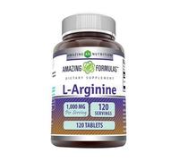 Stupefacente Formule L-ARGININE 1000 MG 120 Pillole By Amazing Nutrition