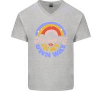 Stupenda IN il Mio Vie Diverso Autism Uomo Scollo A V Cotone T-Shirt