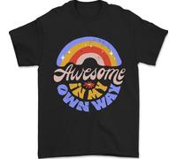 Stupenda IN il Mio Vie Diverso Autism Uomo T-Shirt 100% IN Cotone
