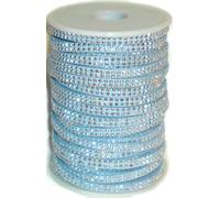 Stupendo 5MM Borchie Treccia Orlo,Vari Colori,Scegli la Lunghezza,Arte No FT /