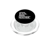 Stupendo Black Man Insegnante d'asilo African American Pride PopSockets PopGrip per MagSafe