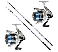 Stupendo Kit surfcasting Trabucco2 pz Canna Avalon Surf 400 130gr + 2 pz Mulinello TRABUCCO Dayton SW 8000