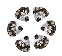 Stupid Husky Dog Plettro per chitarra con 12 plettri personalizzati alla moda per basso durevole plettri per chitarra elettrica accessori per ukulele, chitarra elettrica e basso