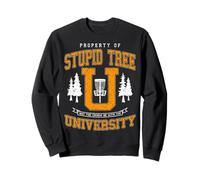 Stupido Albero Disco Golf University Vintage College Varsity Felpa