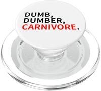 stupido carnivoro vegani team vegani animali vegani sono amici PopSockets PopGrip per MagSafe