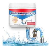 Stura lavandini e Scarichi, Disgorgante, Tubi e Scarichi Gel, Sblocca i tubi con un detergente schiumogeno per scarichi e una polvere per dragare i tubi, 260g (1pcs)