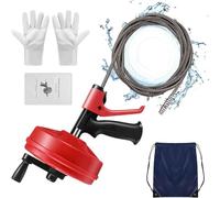 Stura Lavandini e Scarichi, Sunowl 7m Sonda Sturatubi, Molla Sturatubi per Lavandino Bagno Cucina, Dredger di Tubi Fognari, Molla per Sturare Tubi di Scarico