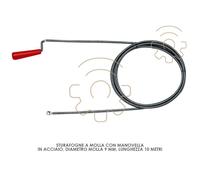 Sturafogne sturalavandino a molla 10 mt ø molla 9 mm con manovella Rothenberger