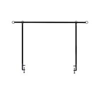 Sturdy Clamps for Table Rods Adjustable Frame Robust Arch Stand for Events Decoration Table Stand Event Setup Arch Clamp Table Rod Support Decorative Stand for Celebration