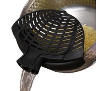 Sturdy Clip On, Pot Strainer Drainer, Colander Attachment Gardening | Versatile Strainer Clip, On Multiuse for, Pasta Spaghetti Noodle, Rice Vegetable Fruit, Berry Bowl Cup, Pan Pot