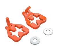 Sturdy Gate Cancieli Pin Per Pavimenti 2 Pcs Costruzione In Acciaio In Lega Arrugginita Facile Installazione Accessori Per Recinti Agricoli Fence Gate Set