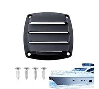 Sturdy Marine Vent Cover - Aluminum 4 Slot Air Panel Plate, Heavy Duty Louvered Design | Boat And Truck Setup With Outdoor Ventilation Gear, Mount Hardware Companion, Marine Equipment Use