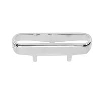 Sturdy Metal Guitar Pickup Cover | Silver Shell for TL Pickups Guards Against Scratches & Damage | Portable Replacement Part for Electric Guitar Decoration & Protection (GB253 Hollow)