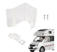 Sturdy Mirror Latch, Sliding Door Lock, 11.02x6.3 Inches Closet Catch with Screw Feature, Interior Hardware Metal Build, Door Lock with Shock Absorption, Safety Accessory for Motorhomes