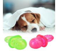 STURDY PET MASHEW GIOCHIFICATORE CON SUO SOUNTER per Cani e Gatti Il Materiale TPR Sicuro Allevia la Noia Molare Giocattolo Giocattolo da 2 Pacchetti Dai Colori Vivaci