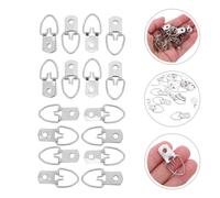 Sturdy Stainless Steel Picture Frame Hanger Triangle D Ring Hook