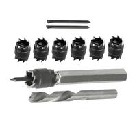 Sturdy Weld Cutter Remover Drill Bits, Double -Sided Punch Remover for Welds, Hex Sheet Hole Cutter for Iron and Stainless Steel, Durable Weld Removal Tool, Professional Welding Cutter